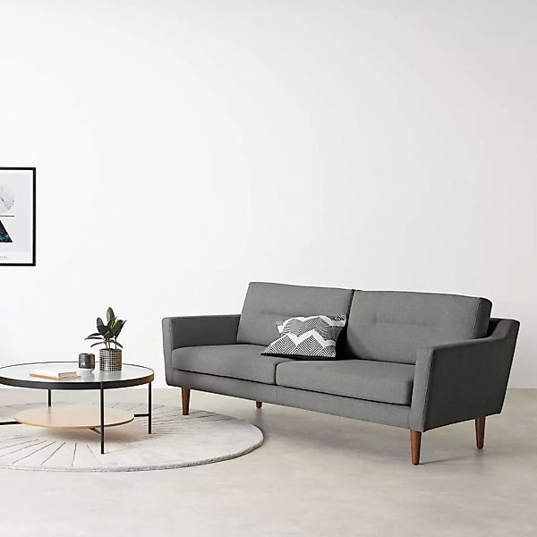 Walker 3-Sitzer Sofa, Felsengrau - MADE.com günstig online kaufen