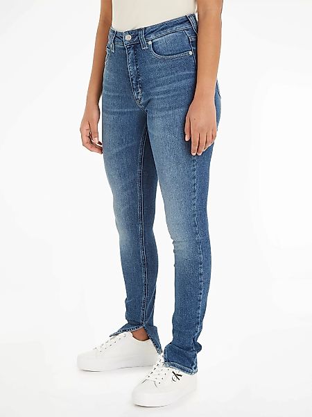 Calvin Klein Jeans Skinny-fit-Jeans HIGH RISE SUPER SKINNY ANKLE mit Calvin günstig online kaufen