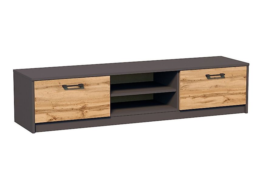 Home Collective TV-Schrank 160cm breit Lowboard mit matter Oberfläche Ferns günstig online kaufen