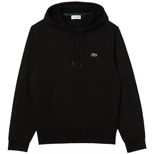Lacoste  Sweatshirt Organic Brushed Cotton Hoodie - Noir günstig online kaufen