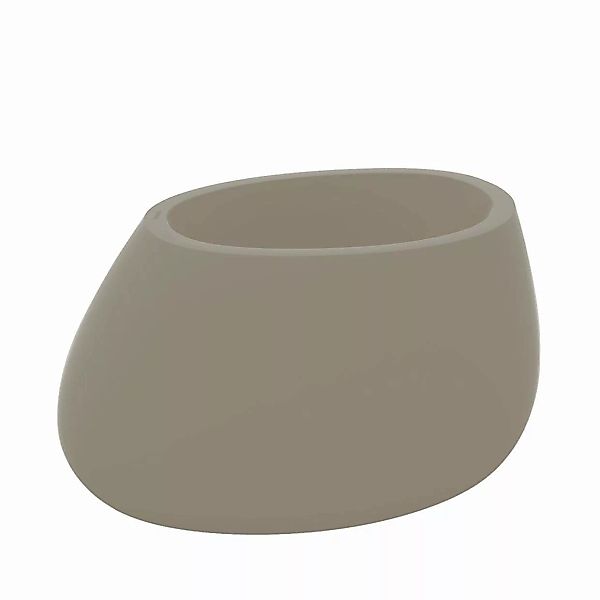 Vondom - Stone 1 Pflanzgefäß - taupe/matt/LxBxH 80x65x40cm/Fassungsvermögen günstig online kaufen