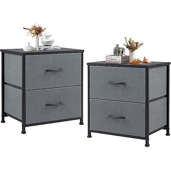 SURFOU Nachttisch 2er Nightstand Kommode Beistelltisch günstig online kaufen