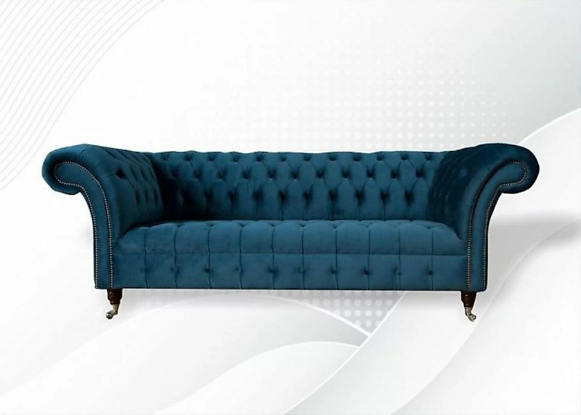 JVmoebel Sofa, xxl big Sofa 3 Sitzer Couch Chesterfield Polster Sitz Stoff günstig online kaufen