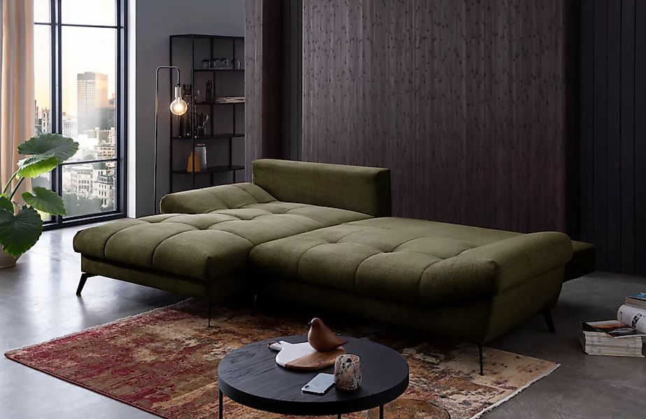 exxpo - sofa fashion Ecksofa »Olmedo, extravagantes Design und toller Sitzk günstig online kaufen