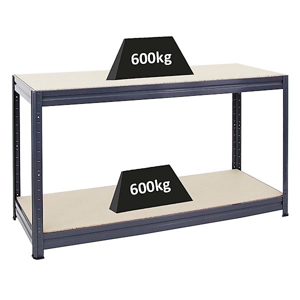 PROREGAL® Werkbank Höhenverstellbare Werkbank DINO 90x160x60cm günstig online kaufen