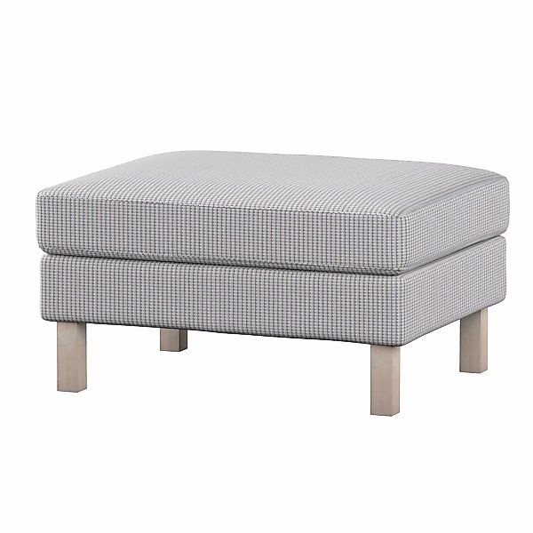 Bezug für Karlstad Hocker, beige-blau, Husse, Karstadt Hocker, Living II (1 günstig online kaufen