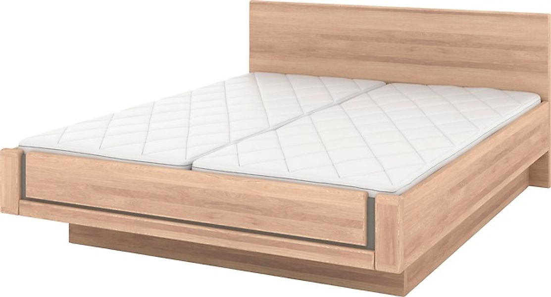 Musterring Holzbett »Sorrent, Bettgestell, Bettrahmen, teilmassiv Eiche«, ( günstig online kaufen