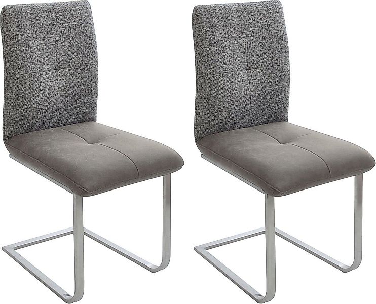 K+W Komfort & Wohnen Freischwinger "Giacomo II", (Set), 2 St., Microfaser 7 günstig online kaufen