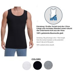 LOREZA Unterhemd 4er Set Unterhemden Feinripp günstig online kaufen