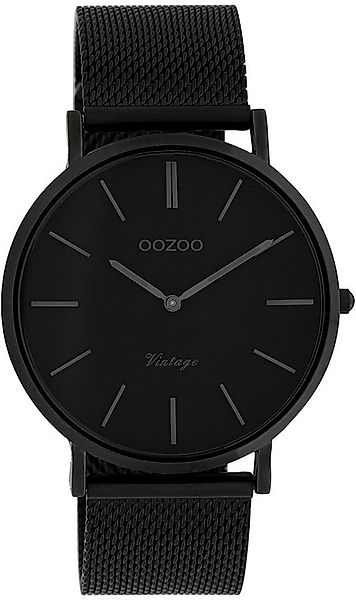 OOZOO Quarzuhr Oozoo Herren-Uhr schwarz, (Analoguhr), Herrenuhr rund, groß günstig online kaufen