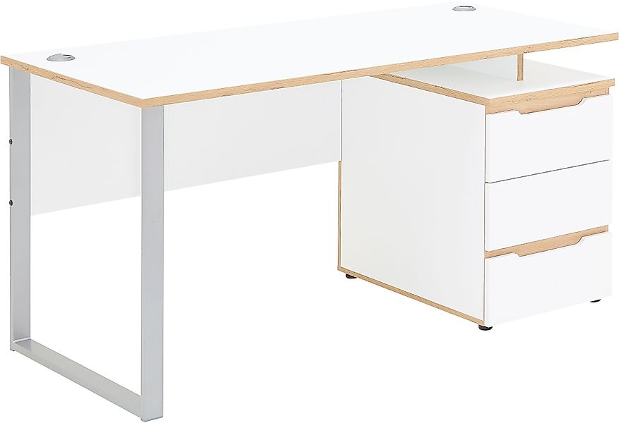 Innostyle Schreibtisch »Memphis Schreibtisch, 150x77x73cm (B/H/T)«, (1 St.) günstig online kaufen
