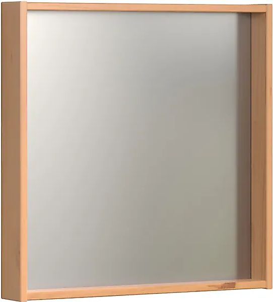 welltime Badspiegel "Kall", (1 St.), Spiegel mit Rahmen aus lackiertem Mass günstig online kaufen
