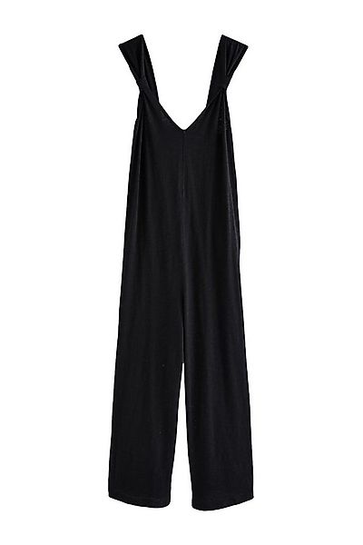 Next Jumpsuit Jumpsuit V-Ausschnitt, weites Bein 100 % Baumwolle (1-tlg) günstig online kaufen