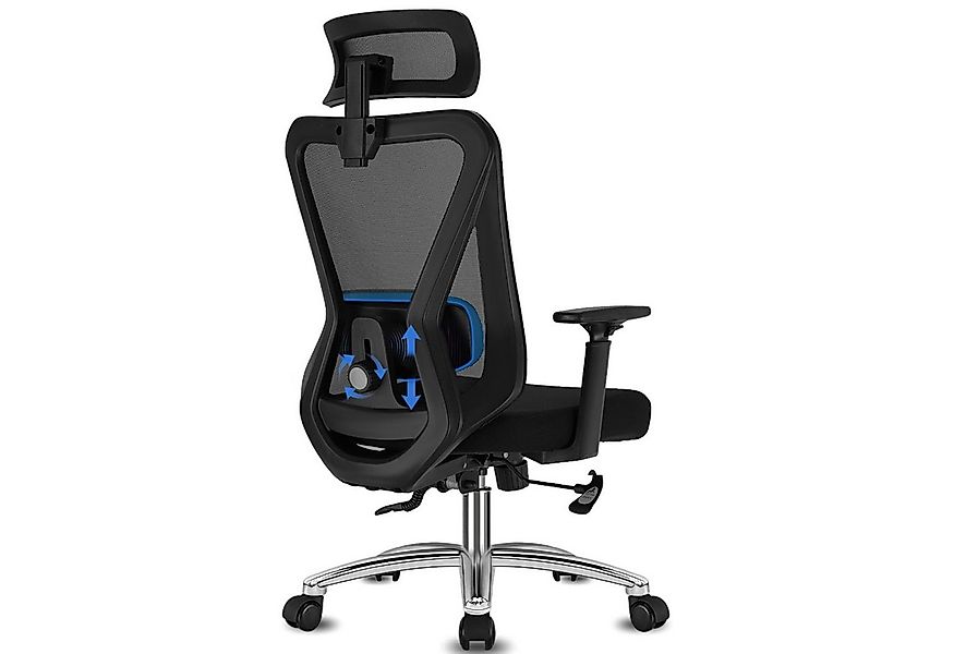 Durrafy Bürostuhl Ergonomische Bürostühle,Schreibtischstuhl 130° arretierba günstig online kaufen