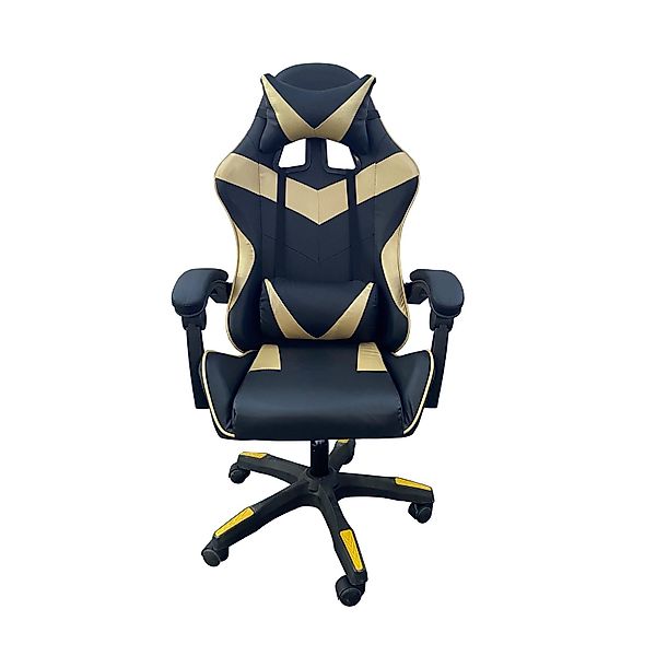 HTI-Living Schreibtischstuhl Schreibtischstuhl Krit Schwarz-Gold (Stück, günstig online kaufen