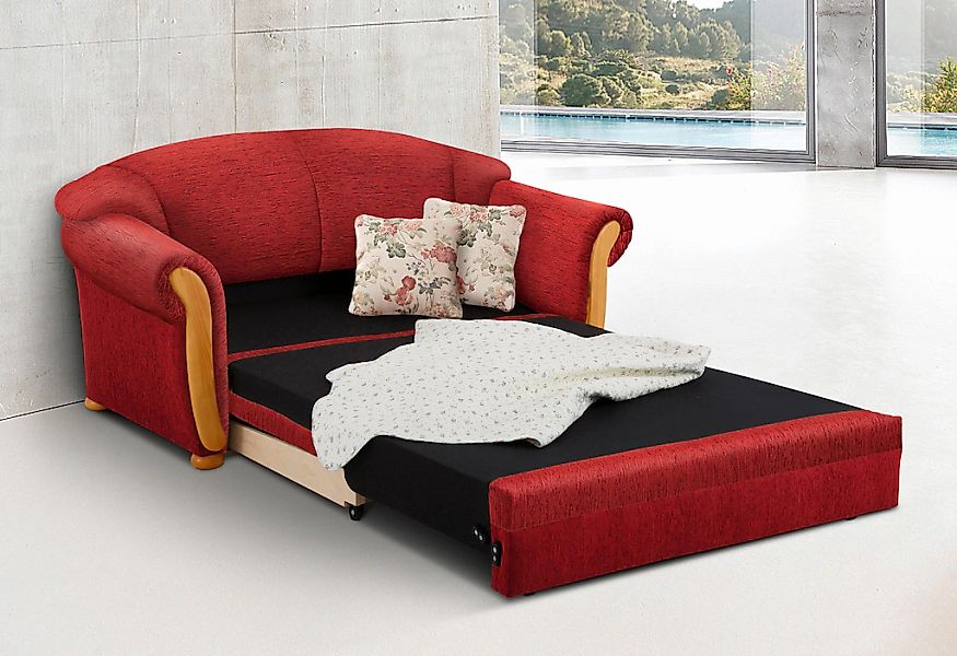 Home affaire 2-Sitzer »Milano, Schlafsofa im Landhaus-Stil, bequem, Liegefl günstig online kaufen