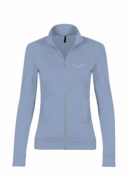 Trigema Sweatjacke "TRIGEMA Jacke veredelt mit Kristallsteinen" günstig online kaufen