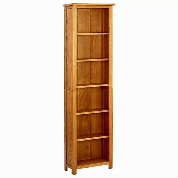 vidaXL Bücherregal Bücherregal 6 Fächer 52x22x180 cm Massivholz Eiche günstig online kaufen