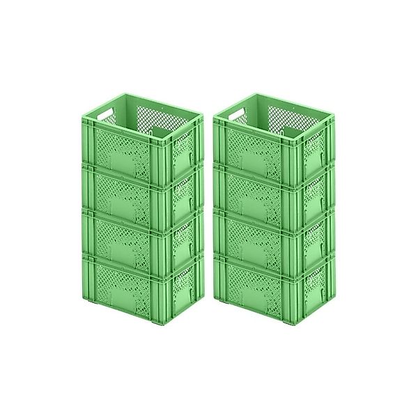 PROREGAL® Stapelbox SparSet 8x Eurobehälter Obst- günstig online kaufen