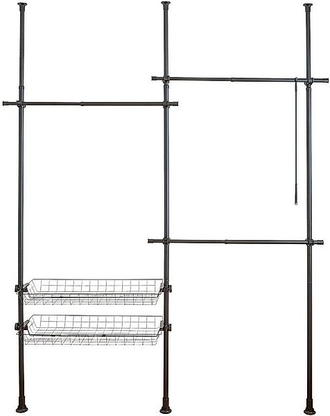 WENKO Teleskopregal Modell Herkules Duo, zum Klemmen ohne Bohren, verstellb günstig online kaufen