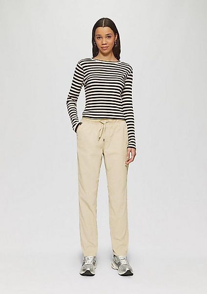 QS Chinos Hose Jogpants aus Feinkord günstig online kaufen