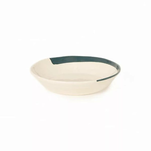 Suppenteller Esquisse keramik blau / Ø 21 cm - Maison Sarah Lavoine - Blau günstig online kaufen