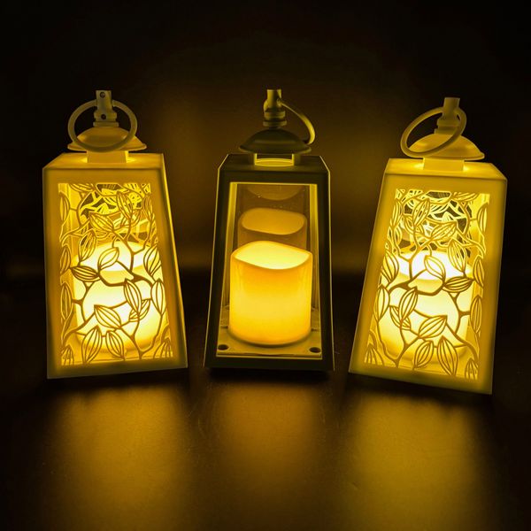 Online-Fuchs LED Laterne 3er Set Deko günstig online kaufen