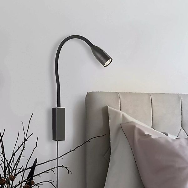 LED-Wandleuchte Sten mit Gestensteuerung, schwarz günstig online kaufen