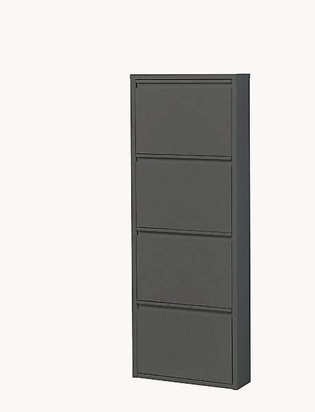 Bega Consult Schuhkipper 4 Klappen, 8 paar Schuhe, in anthrazit, Metall - 5 günstig online kaufen