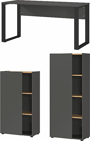 GERMANIA Büromöbel-Set "Adrano" 3 Stk. tlg. Tür schließt nur 2/3 des Schran günstig online kaufen