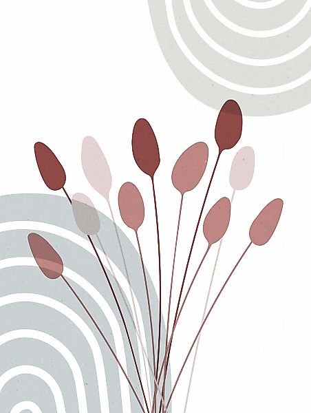 Komar Bild "Bohemian Cattail" Natur 1 Stk. tlg. Wandbild zur Dekoration - o günstig online kaufen