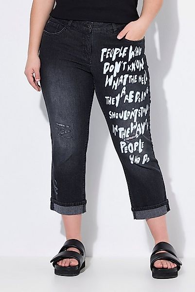 Angel of Style Regular-fit-Jeans 7/8-Jeans Amy Straight Fit Wording 5-Pocke günstig online kaufen