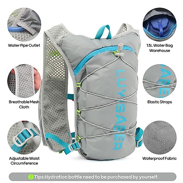 Blusmart Trinkrucksack Trinkrucksack Laufweste Trailrunning Rucksack günstig online kaufen