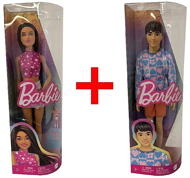 Barbie Stehpuppe 2er-Set Barbie Fashionistas HRH130 günstig online kaufen