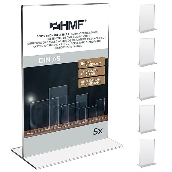 HMF Bilderrahmen 4692 Acryl Tischaufsteller gerade, günstig online kaufen