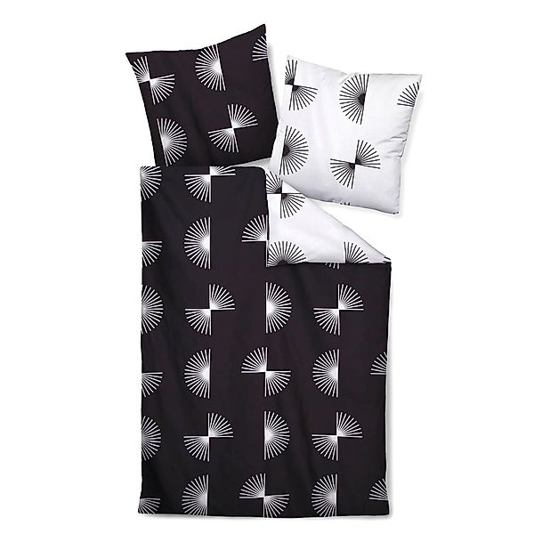 Janine Bettwäsche J.D. 87073 98 schwarz, günstig online kaufen
