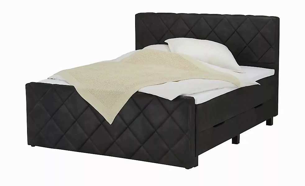 Boxspringbett  Shropshire ¦ grau ¦ Maße (cm): B: 180 H: 112 Betten > Boxspr günstig online kaufen