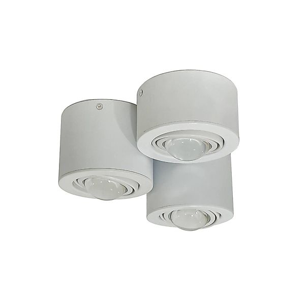 Lindby Deckenspot Jyla, weiß, 4.200 K, 3-flg., Linse, GX53 günstig online kaufen