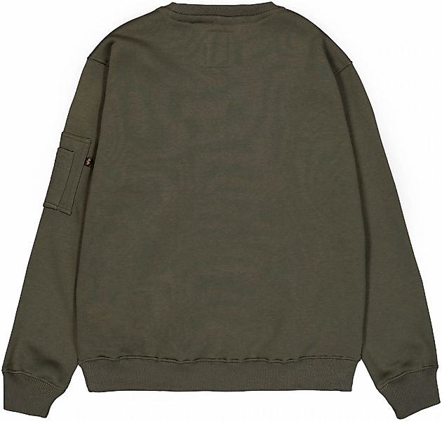 Alpha Industries Sweatshirt "Satin Logo Sweater" günstig online kaufen