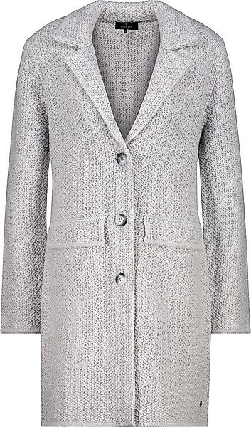 Monari Blusenshirt Strickmantel mit Lurex chrome günstig online kaufen