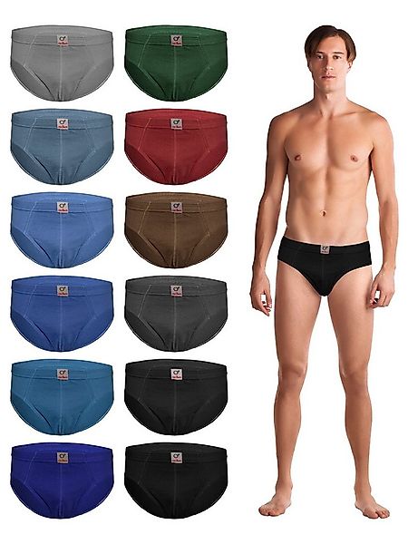 TEXEMP Slip 6er Pack Herren Slips Baumwolle Unterhosen Schlüpfer Unterwäsch günstig online kaufen