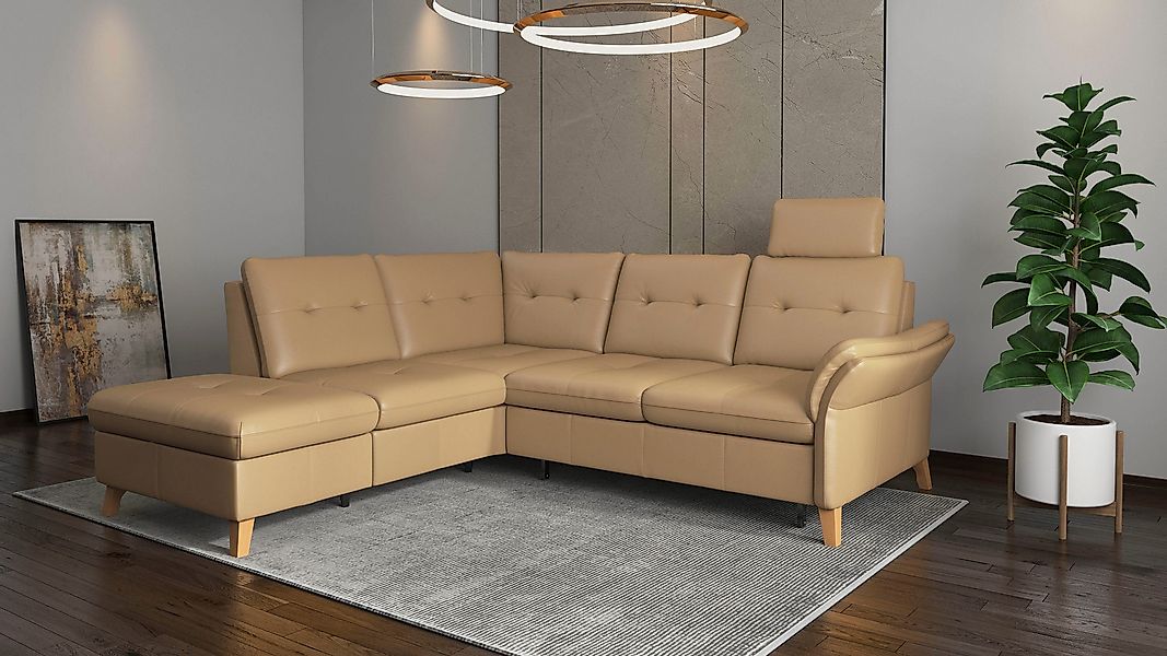 sit&more Ecksofa "Göteborg" inkl. Sitztiefenverstellung, wahlweise mit Bett günstig online kaufen