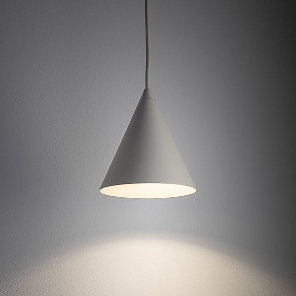 Hängeleuchte ZENITH, hellgrau, Ø 11 cm, Metall, GU10 günstig online kaufen