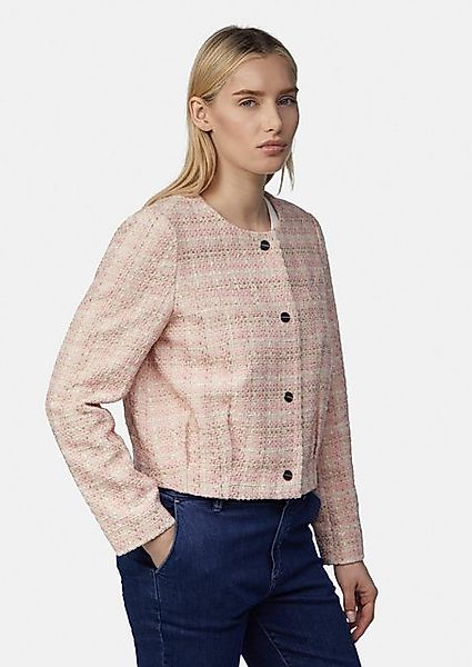 Comma Blusenblazer Tweed-Jacke im Boxy Fit günstig online kaufen