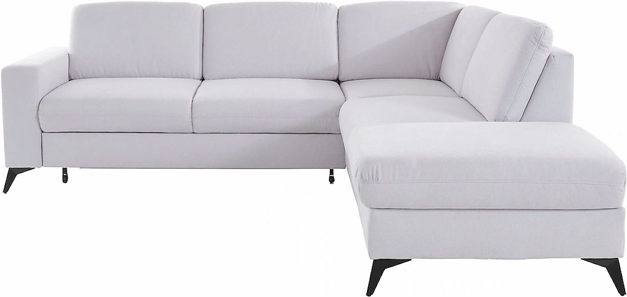 PLACES OF STYLE Ecksofa "Lolland L-Form" Wahlweise mit Bettfunktion und Sta günstig online kaufen