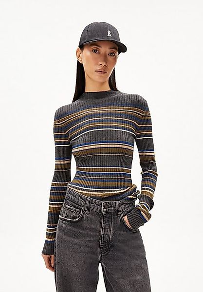 Armedangels Strickpullover ALAANIA NEW STRIPES Damen Slim Fit aus Bio-Baumw günstig online kaufen