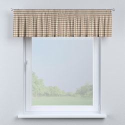 Kurzgardine mit Kräuselband, hellbraun-ecru , 260 x 40 cm, Quadro (136-07) günstig online kaufen