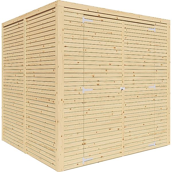 KONIFERA Gartenhaus "Beno 3 Fineline Flachdach" günstig online kaufen