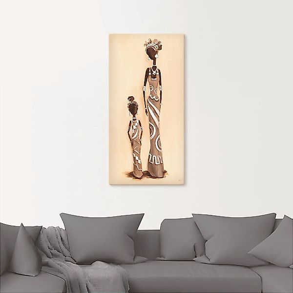 Artland Wandbild »Afrikanerin - mit Kind«, Frau, (1 St.), als Alubild, Outd günstig online kaufen