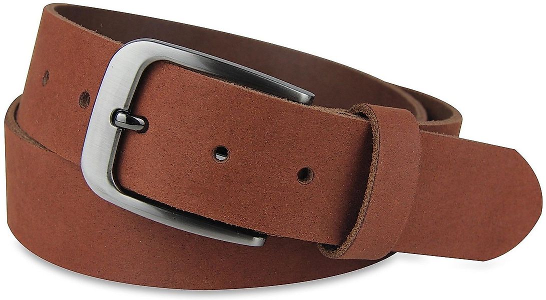 Fomax Ledergürtel Stilvoller Herren Veloursledergürtel, 3,8 cm breit mit ed günstig online kaufen